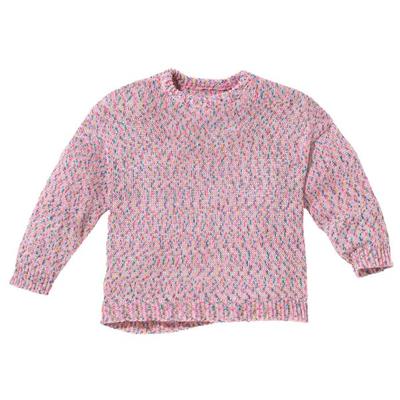 disana - Kid's Baumwoll-Pullover Spray - Pullover Gr 74/80 rosa/lila Image