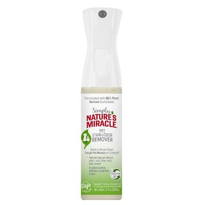 Nature's Miracle Simply Pet Stain & Odor Remover, Bio-Enzymatic Formula with Odor-Neutralizing Technology, 10 fl. oz.