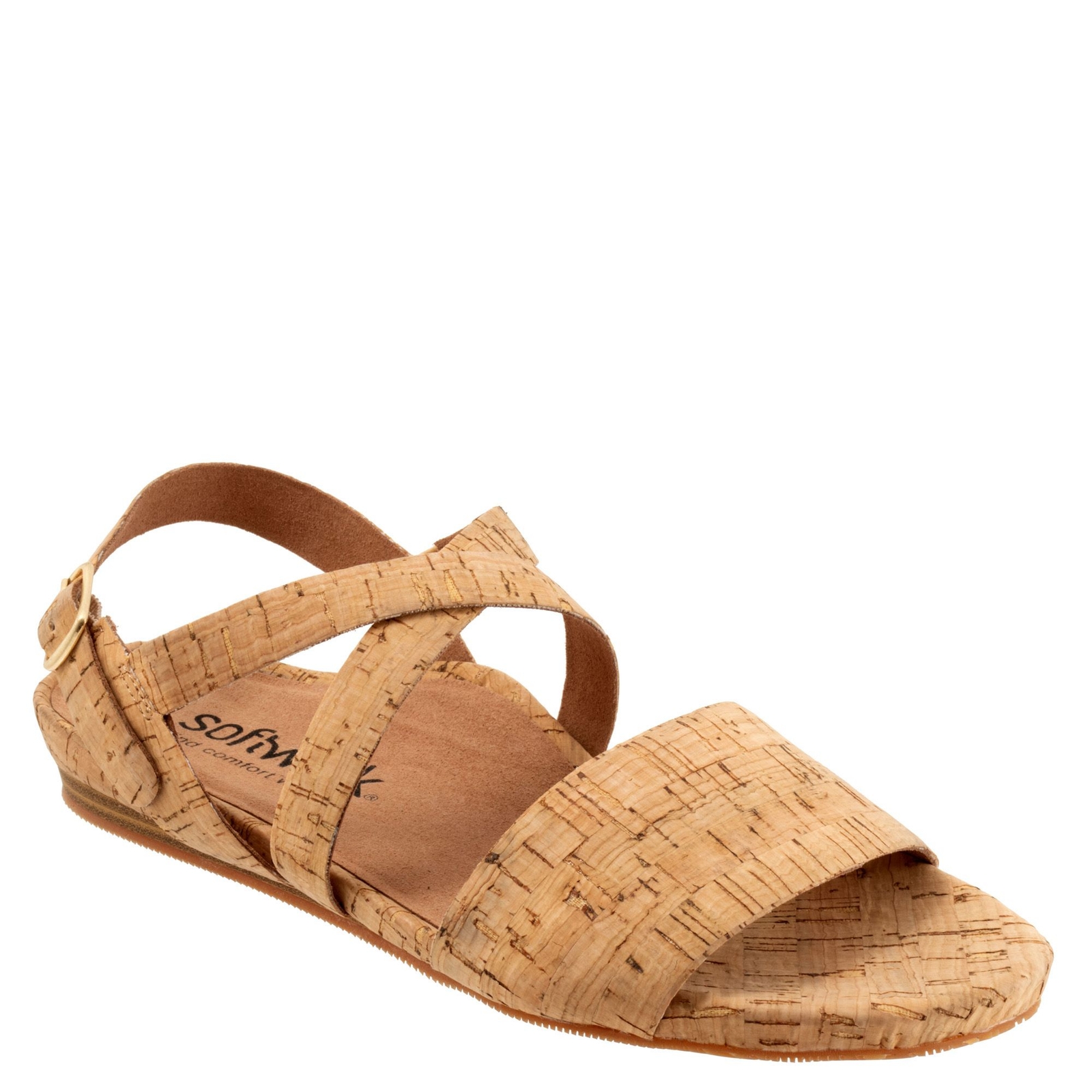 Softwalk Cali - Womens 8.5 Bone Sandal Medium