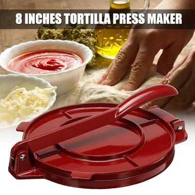 8 Inches Tortilla Press Maker DIY Foldable Tortilla Press Tool Aluminium Baking Tool, For Kitchen