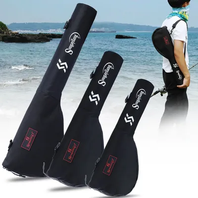Sougayilang 48cm 58cm Fishing Bag Shoulder Bag Adjustable Shoulder Strap Fishing Rod Bag Case Fishing Tackle Tools Storage Bags