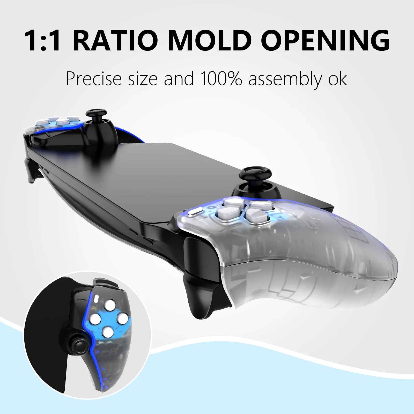 Suitable for PS Portal game console replacement protective shell P5 portal game console transparent shell accessories
