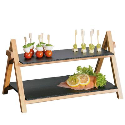 Etagere mit Schieferplatten 2-stöckig KESPER Image