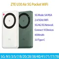 ZTE 5G Pocket WiFi U30 Air 4500mAh Type-C 867Mbps 2.4/5GHz Dual Band Hotspot portatile 5G 4G LTE Sim