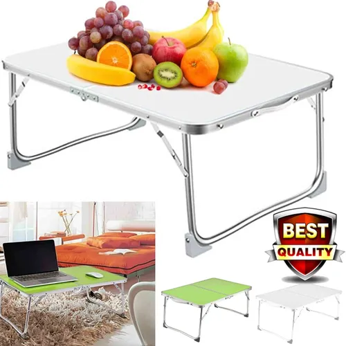 EFAN-Petite table de pique-nique pliante, table de camping, lit pour ordinateur portable, léger et pliable, 60x40x26cm