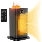 Radiateur soufflant avec fonction d'humidification et lumière ambiante, chauffage rapide,