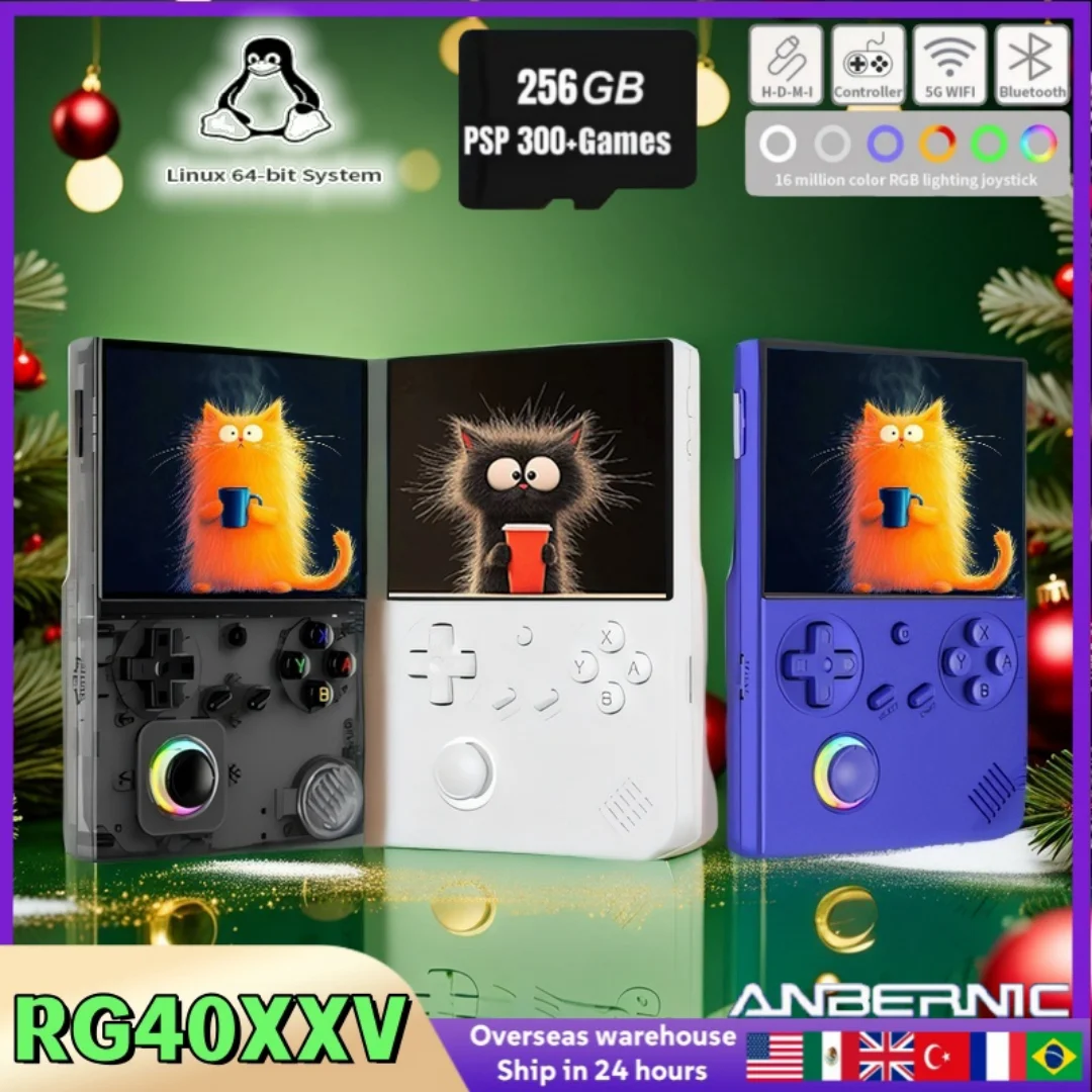 ANBERNIC RG40XX V joueurs de jeu portables 4.0 