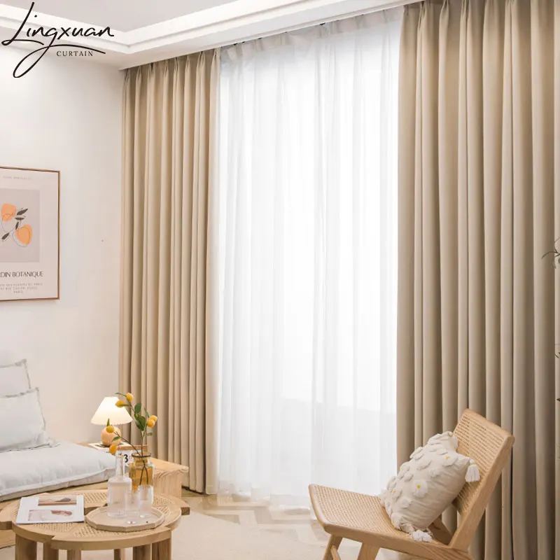 Rideaux occultants modernes pour fenêtre de salon, épais pour chambre à coucher, tissu prêt à l
