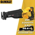 DEobcut-Scie sabre alternative sans fil, 20V, FLEXVOLT Advantage, vitesse réglable sans balais, machine pour le travail du calcul, DCS386
