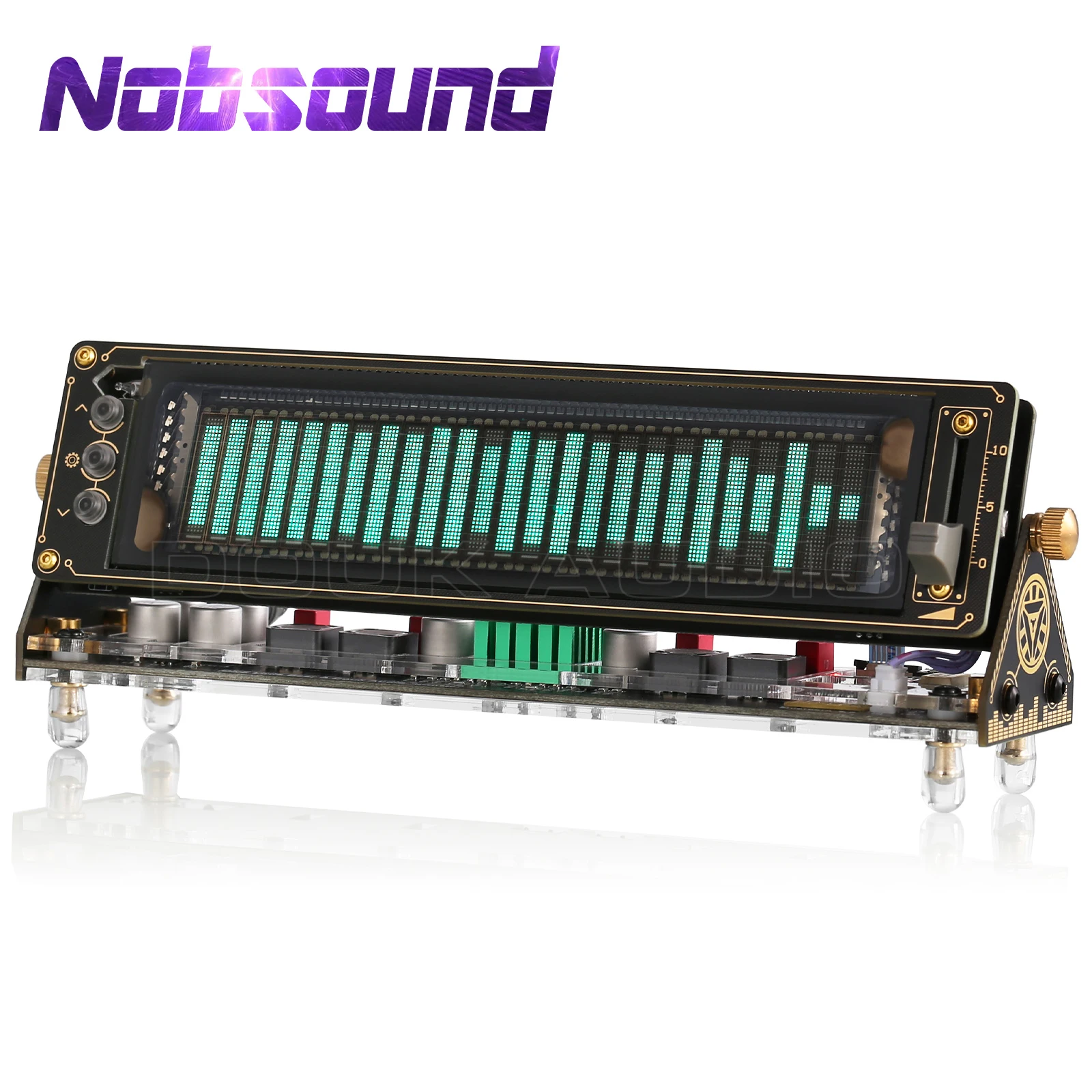 Nobsound-Amplificateur numérique stéréo G50 HiFi Vineau Music, récepteur Bluetooth 5.0, amplificateur de puissance, horloge de bureau, cadeau