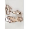 Anna Field Damen Sandale, Gr. 40, gold, Leder