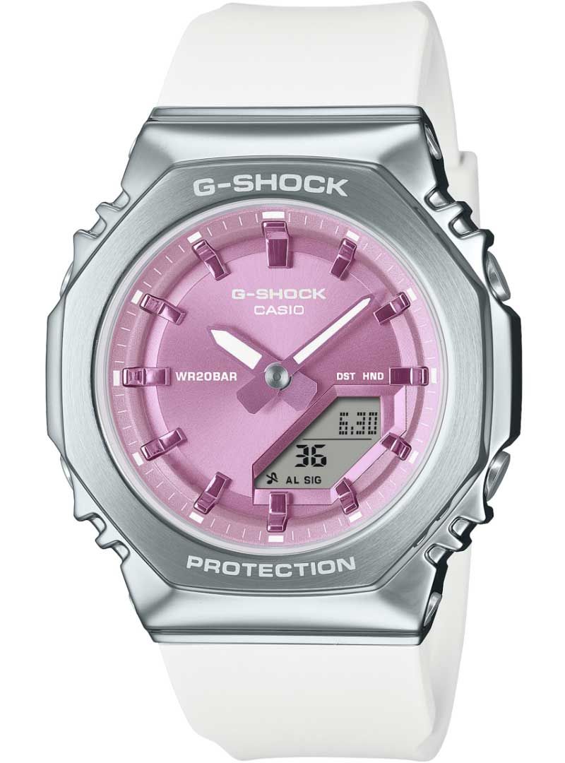 Casio G-Shock Damen Weiß Uhr GM-S2110-7A6ER Image