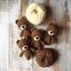 Schema orsetto Amigurumi all'uncinetto, schema orsetto all'uncinetto, giocattoli di peluche all'uncinetto, orsetto all'uncinetto, schema animali per i