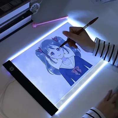 A4/A5 Led Drawing Copy Board Kids Toy To Draw Tablet 3 Level Dimmable Sketching Painting Tablet
