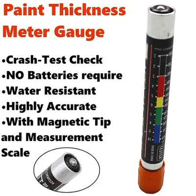 Paint Thickness Indicator: The new automotive paint film tester for fast measurements and magnetic