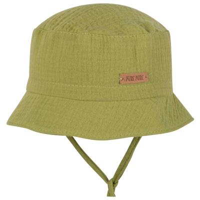 Pure Pure - Kid's Binde-Hut Mull - Hut Gr 45 cm oliv Image