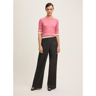Micha Desert Rose & Ivory Jersey Top Pink, Pink