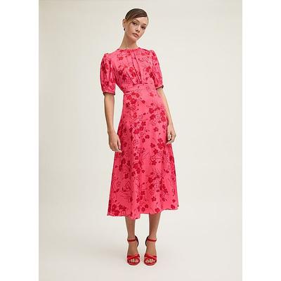 Jem Desert Rose & Rio Red Wildflower Tea Dress, Pink