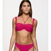 Bügel-Bikini-Top TRIUMPH "Summer Twist DP", Damen, Gr. 44, Cup C, lila (berry), Microfaser, Obermaterial: 77% Polyamid, 23% Elasthan, elegant, Bikini-Oberteile, Eleganz und Komfort