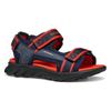 Sandale GEOX "J SANDAL AIRADYUM BO", Kinder, Gr. 29, blau (navy, rot), Textil, Synthetik, sportlich, Schuhe, Trekking Sandale, Sommerschuh, Klettschuh mit farbiger Innensohle