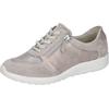Schnürschuh WALDLÄUFER "M-IRA-Soft", Damen, Gr. 8 (42), grau (hellgrau), Veloursleder, Glattleder, Textil, metallic, klassisch, Schuhe, in Schuhweite M (extrem weit), Freizeitschuh, Halbschuh, Schnürschuh
