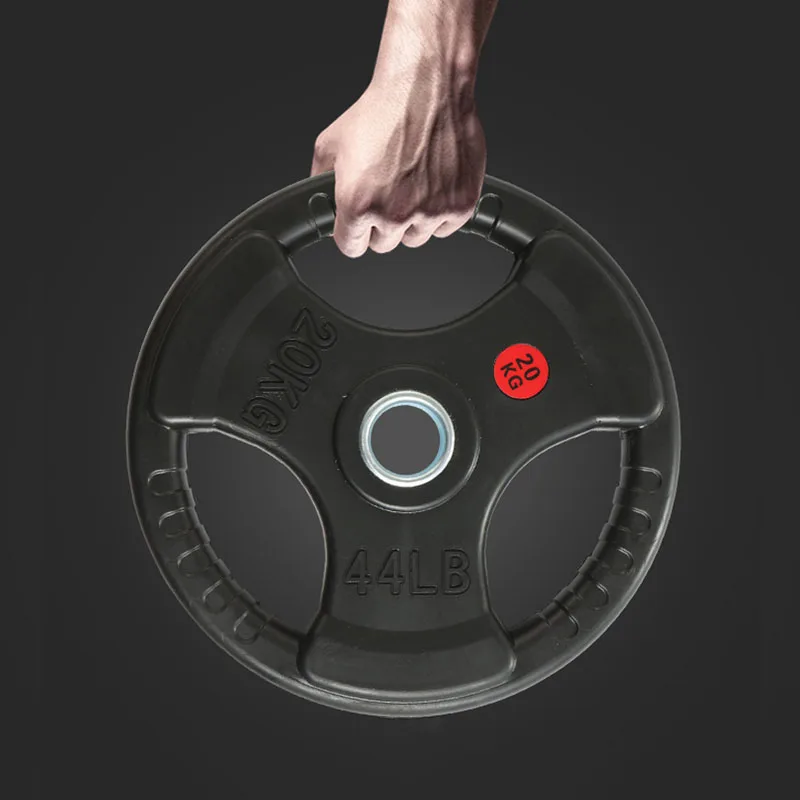 Langhantelplatte für Fitnessstudio, Heimhantel, 1 kg, 5 kg, 5 kg, 10 kg, Gewichtheben, Krafttraining, Fitnessgeräte, rutschfestes Gummi