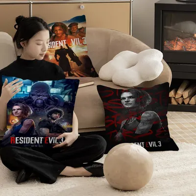 Videospiel R-Residents-Evil Kissen Kissenbezug Kissenbezug Wohnzimmer Sofa Home Decor individuell Image