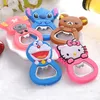 Sanrio One Piece Hello Kitty Niedlicher Cartoon-Silikon-Weinöffner, rosa Girly Heart