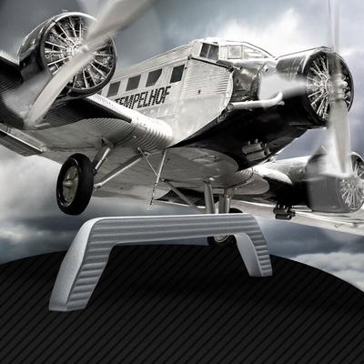 So-tech - Schüco Möbelgriff Bügelgriff plane ba 160 mm anthrazit Zinkdruckguss, 1 Stück Image