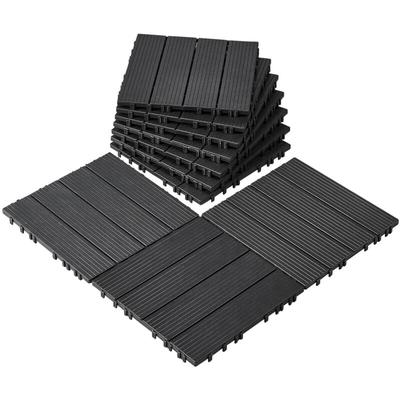 Vevor - Terrassenfliesen, 10er-Set, Balkonfliesen 30 x 30 cm, Klickfliesen, wasserdichter Image
