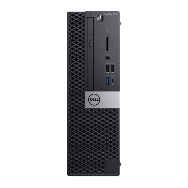 Dell Optiplex 7070-SFF Refurbished Desktop PC, Intel Core i7, 16GB Memory, 500GB Solid State Drive, Windows 10 Pro