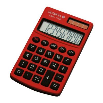 GENIE Taschenrechner »LCD-1110« rot, 7x1x11.7 cm