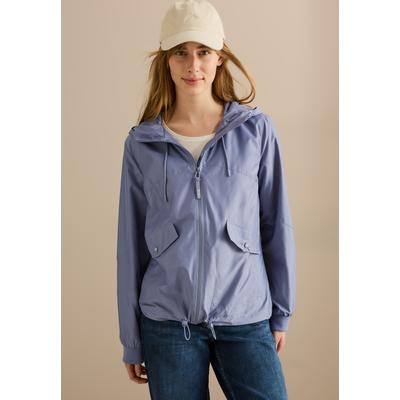 Windbreaker CECIL, Damen, Gr. XL (44), lavender haze, Stoff, Obermaterial: 100% Polyester; Futter: 100% Polyester, unifarben, casual, gerade normal, ohne Ausschnitt, Langarm Bündchen, Jacken, mit Kapuze mit Tunnelzugband Image