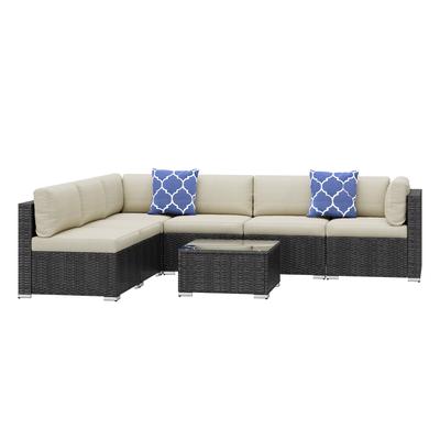 Moasis 7 Pieces Outdoor Patio Furniture Set