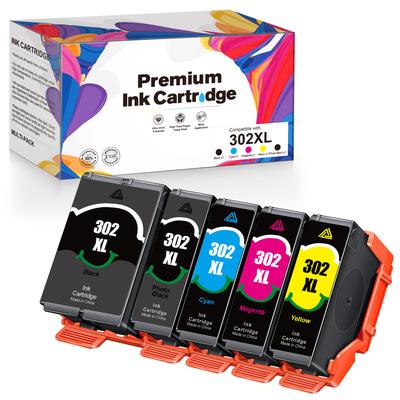 TEMU 302xl Ink Cartridges 5 Black And 302xl Ink Cartridges For Premium Xp-6000 Xp6000 Xp-6100