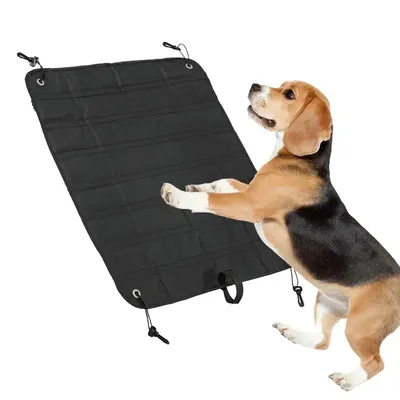 Rear Bumper Protector Mat Cargo Mat For SUV Water Resistant Cargo Bumper Protector Mat Keeps Your Clothing Clean Family Travel