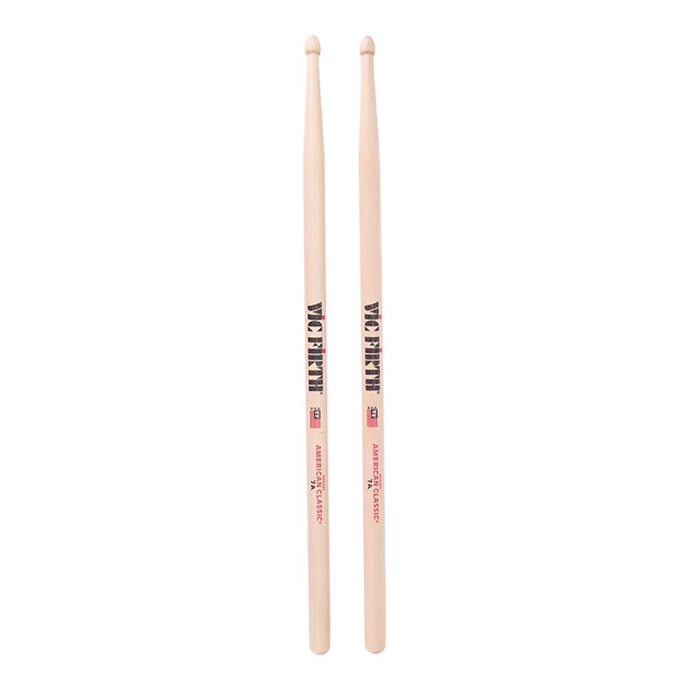 2 Stück Drumsticks 5A/7A American Hickory Drumsticks Konsistentes Gewicht und Tonhöhe Klassische Drumsticks für akustische/elektronische Trommeln Image