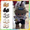 (Nur Schuhe) 17 cm V1 V2 Labubu Martin Stiefel Kawaii 10 cm Idol Plüsch Puppe Schuh Spielzeug Nette Casual schuh Puppe Zubehör Kinder Geschenk