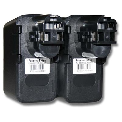 vhbw 2x Akku Ersatz für Bosch 2 607 335 055 für Elektrowerkzeug (3000mAh NiMH 12 V) Image