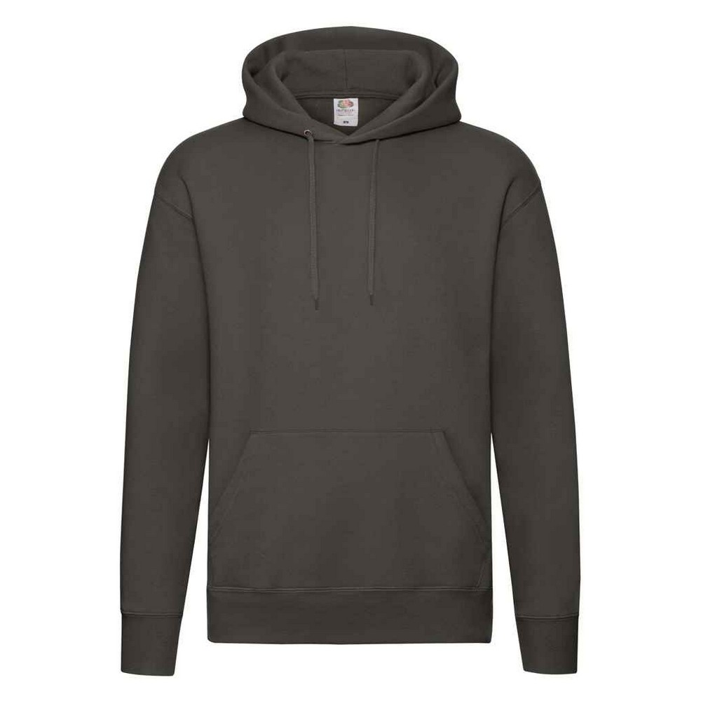 Fruit of the Loom - "Premium" Kapuzenpullover für Herren (Holzkohle) Image