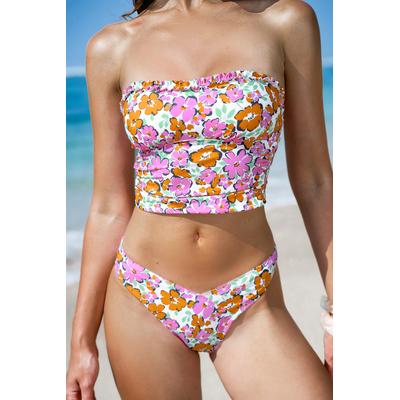 Rip Tide Flora Floral Bandeau Tankini Set