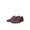 Schnürschuh ECCO "MELBOURNE", Herren, Gr. 42, braun (cognacfarben), Glattleder, elegant, Schuhe, mit seitlichen Nähten, Freizeitschuh, Halbschuh, Schnürschuh