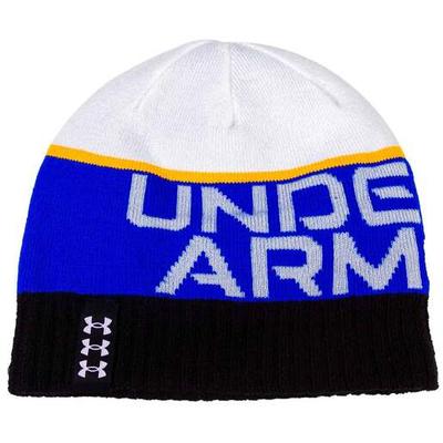 Under Armour Boy's Billboard Reversible Beanie - Black One Size Fits Most