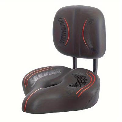 TEMU -wheeled Vehicle Seat Cushion With Backrest , Electric Vehicle , Battery Vehicle Seat, Bicycle Seat Bag, Enlarged And Widened Seat Cushion, - Seat Cushion, Seat Cushion, , Breathable