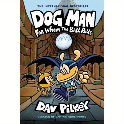 TEMU Dog Man: For Whom The Ball Rolls - Graphix Hardcover Edition, #1 International Bestseller, Graphic Novel (dog Man Book 7) - Published By Graphix, English Language, Release Date 2019-08-13