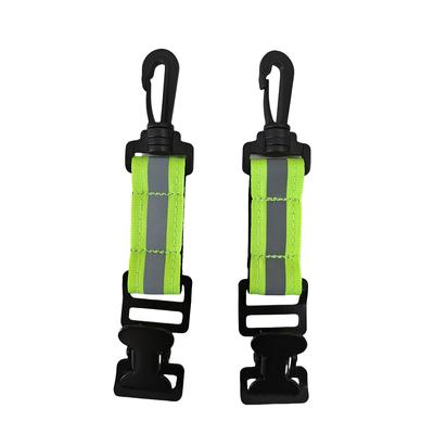 TEMU 1pc/2pcs Sturdy Glove Strap With Trim, Top Gear Bags Firefighting Glove Safety Strap, Green Reflective