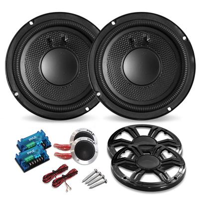 TEMU 6.5'' Car Audio Component Speaker Kit With And Aluminum , 150w (pld63c)