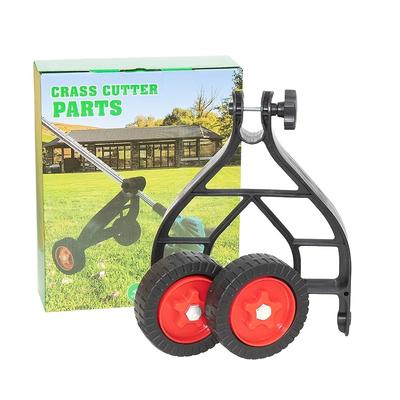 TEMU Universal Adjustable Mower Support Wheel Attachment, Plastic, Removable Auxiliary Wheel, , For Garden Lawn Mowers, Enhances Stability And Maneuverability, Improves Mowing