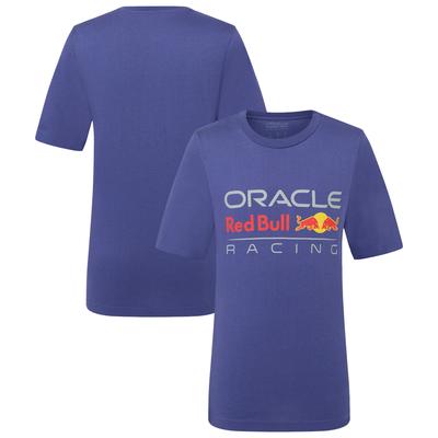 Red Bull Racing Core Logo T-Shirt – Blau – Kinder Image