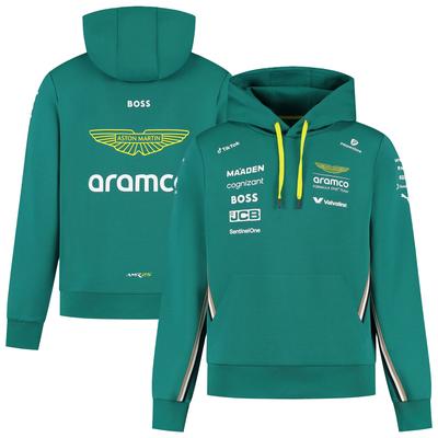 Aston Martin Aramco Cognizant F1 2025 Teamfahrer-Hoodie Image
